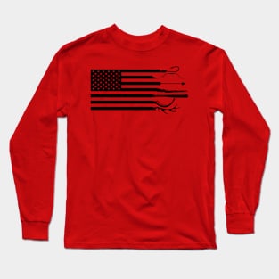 Freedom USA Flag 4th of July Long Sleeve T-Shirt